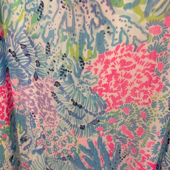 Lilly Pulitzer Winni Midi Multi Color Sink or Swim - Picture 2 of 4